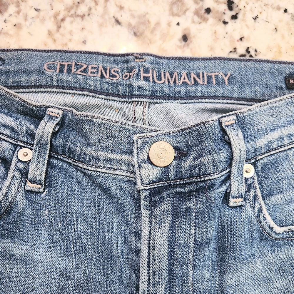 Citizens of Humanity| Womens High Rise Rocket Skinny Jeans Blue 27 - Picture 2 of 9